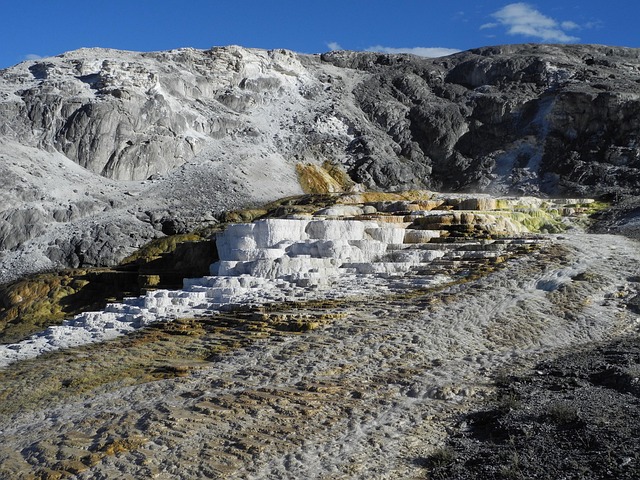 Free Mammoth Hot Springs Yellowstone photo and picture