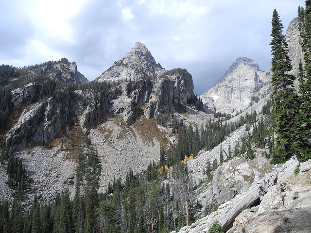 Free Middle Teton Mountains photo and picture