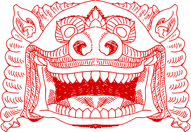 Free dragon red illustration vector