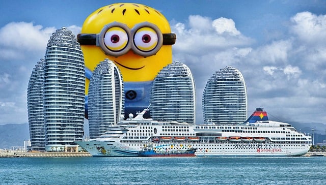 Free minion giant fun illustration