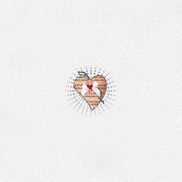 Free background love heart illustration