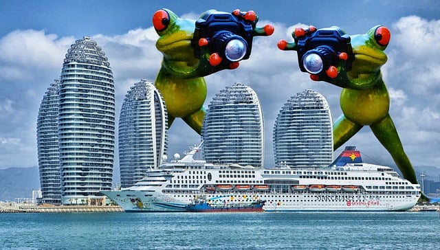 Free frogs photographer giant illustration
