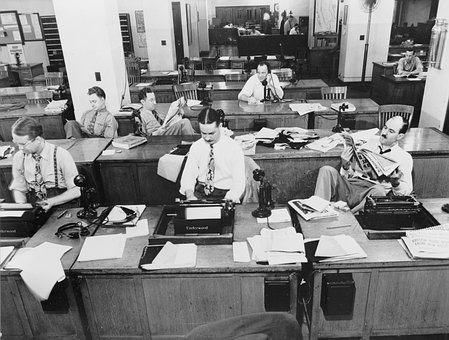 New York Times Newspaper, Press Room