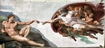 creation of man, god finger, michelangelo