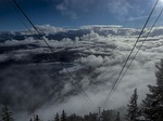 mountain, clouds, landscape
