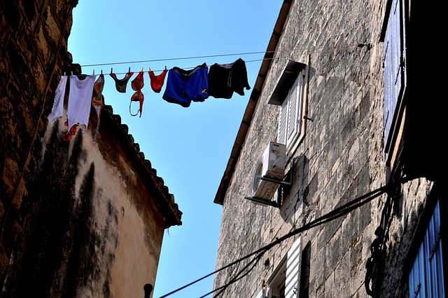 Free Dalmatian Way Of Drying Laundry Trogir photo and picture