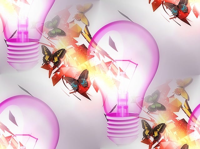 Free butterfly stylish conceptual illustration