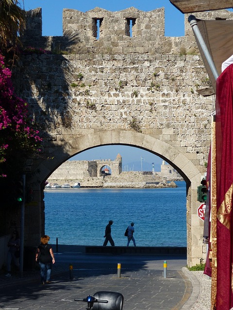 Grækenland, Rhodes, Havn, Bygning