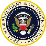 seal president of the united states, official crest, america