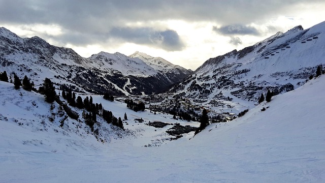 Alpen, Berge, Österreich, Skifahren