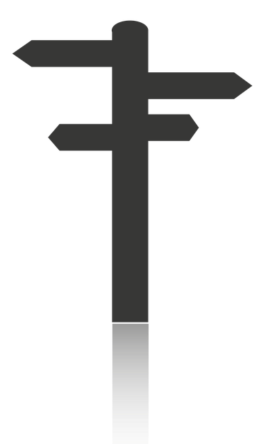 Free website signpost stake illustration