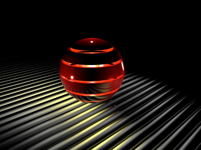 Free ball light 3d graphic illustration