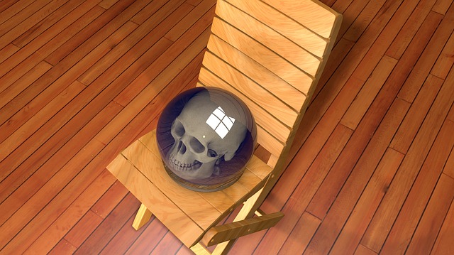 Free Chair Skull illustration and picture