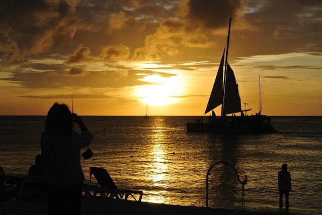 Free Sunset Beach photo and picture