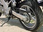 suzuki, motorcycle, wheel
