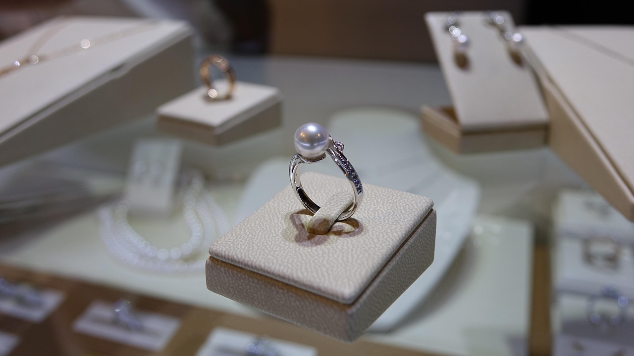 Download free HD stock image of Ring Pearl Ring Free Ring Pearl Ring photo and picture