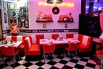 table, seating, restaurant