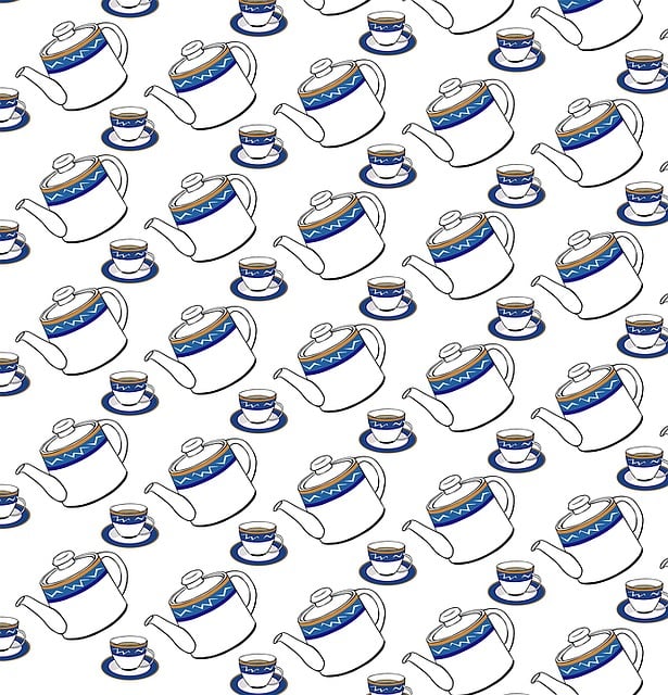 Free tea teacup teapot illustration