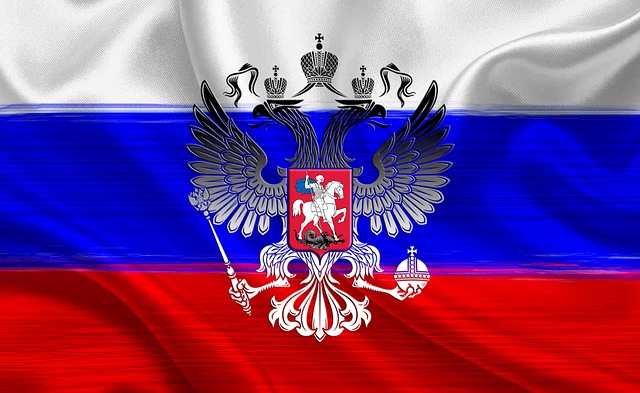 Free russian flag russian coat of arms russian imperial eagle illustration