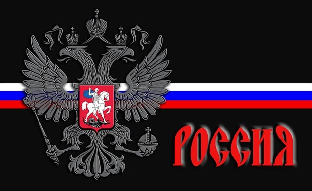 Free russian flag russian coat of arms russian imperial eagle illustration