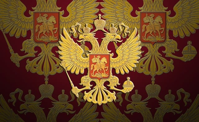 Free russian flag russian coat of arms russian imperial eagle illustration