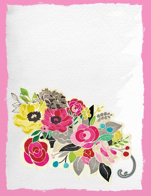 Free template background pink illustration