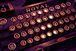vintage, typewriter, write
