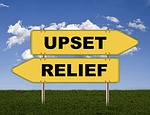 signs, upset, relief