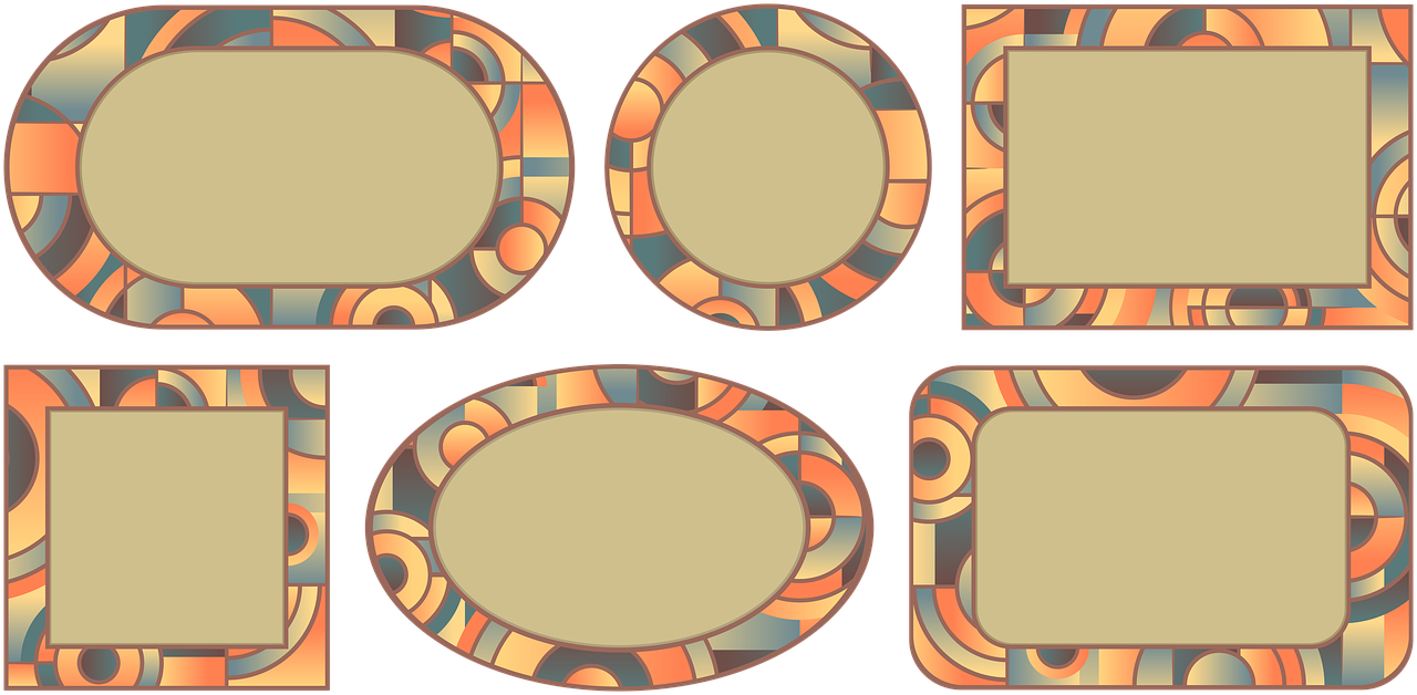 Download free HD stock image of Frames Decorative Free frames decorative abstract illustration