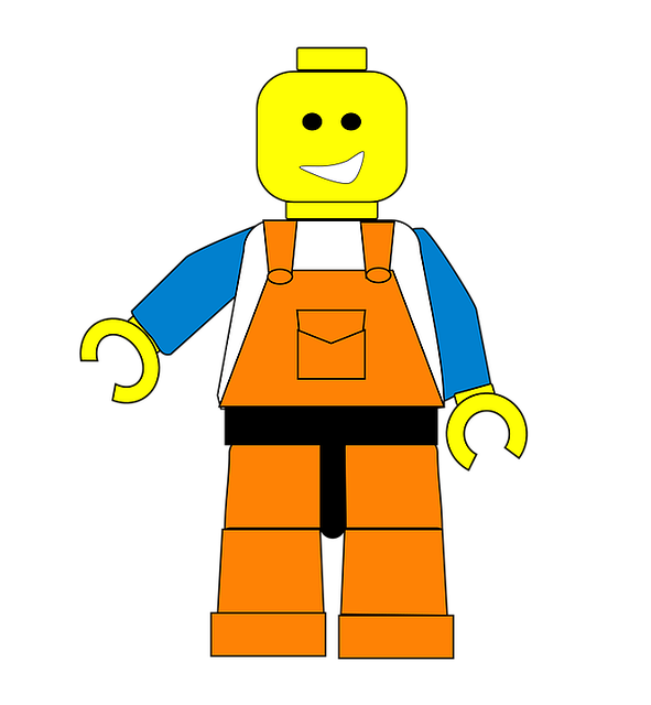 Figur, Legetøj, Mand, Gul