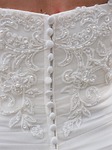 wedding dress, corset, buttons