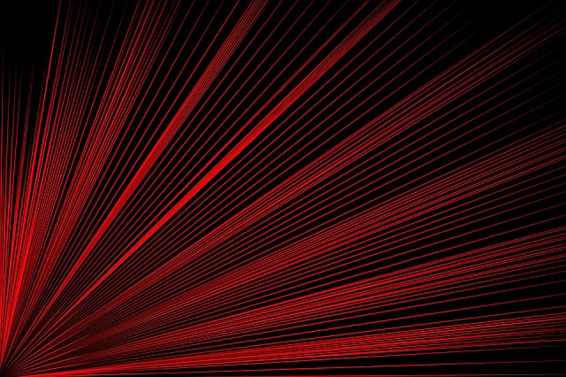 Free line geometric red illustration
