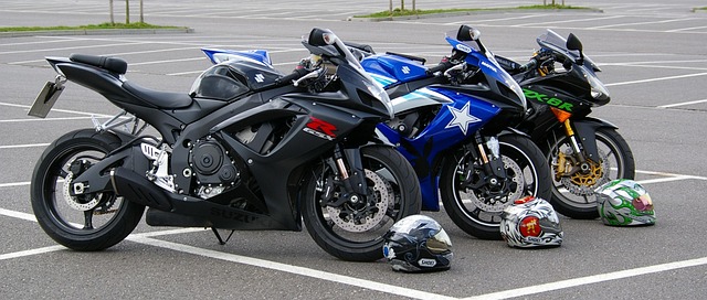Free Three Motorcycles Set Up photo and picture