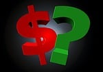 dollar, question mark, economy