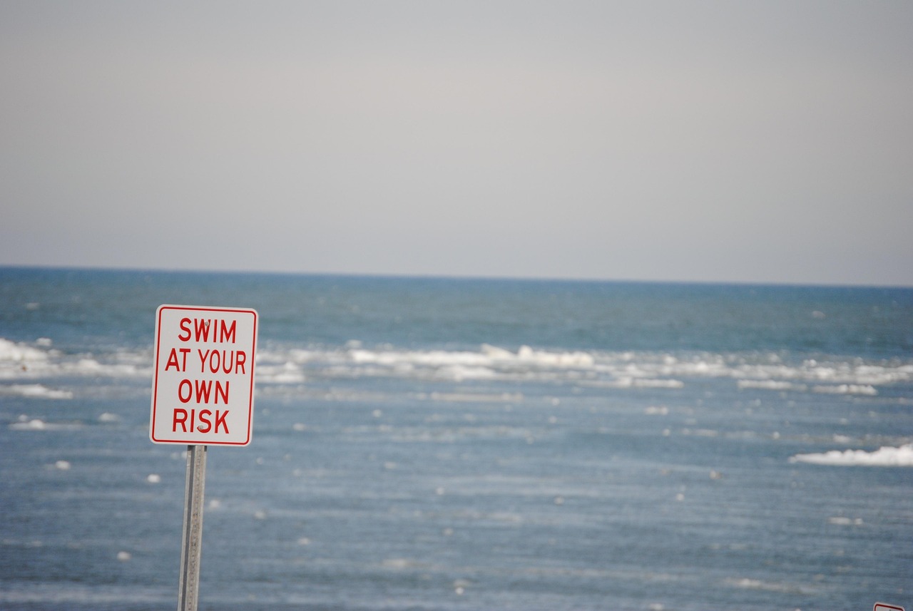Warning Risk Swimming - Free photo on Pixabay