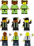 toy, figurines, people