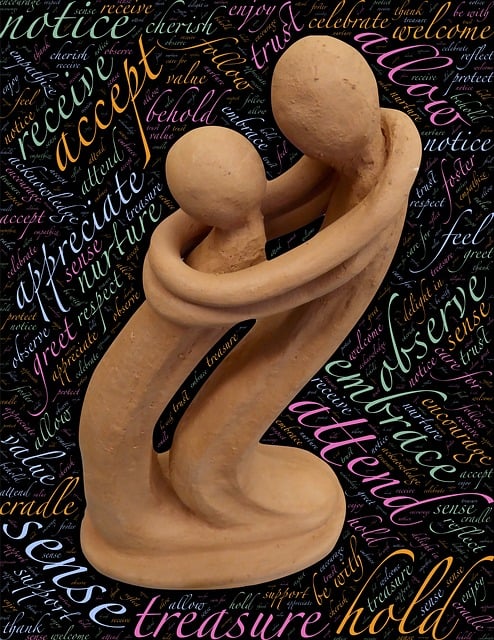 Free dancing holding embracing illustration