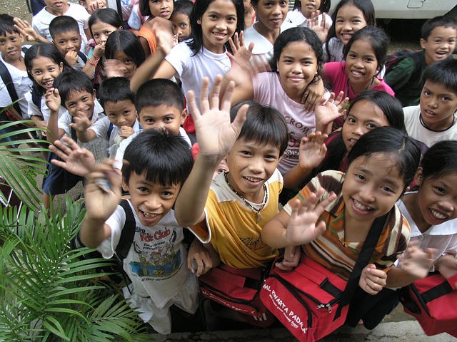 Free Happy Filipino Children Children Greet photo and picture