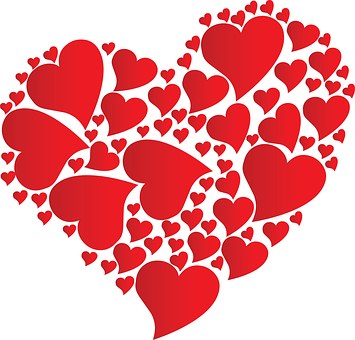 Hart, Verzameling, Vormen, Rood Hart