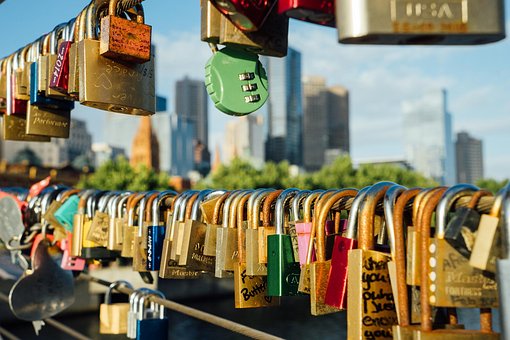 Melbourne, Sperre, Brücke, Skyline