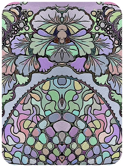 Free abstract background ginkgo pastel illustration
