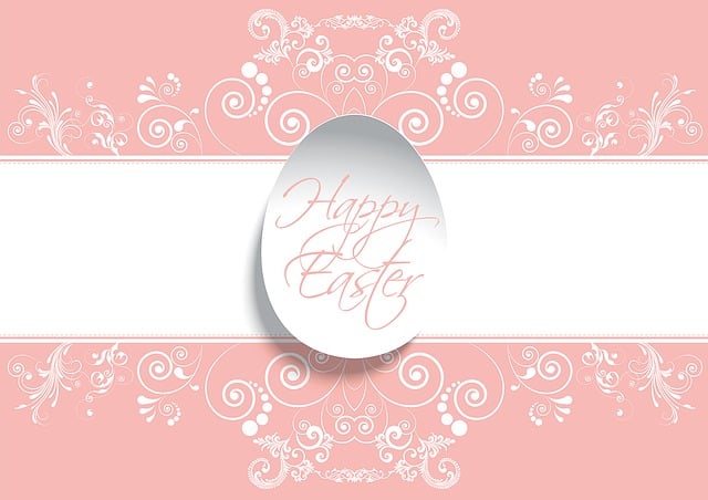 Free floral easter spring illustration