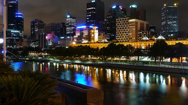 Free Melbourne Night photo and picture