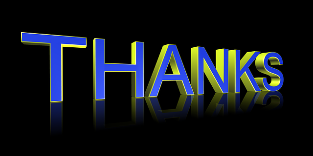 Free thanks thank you gratitude illustration