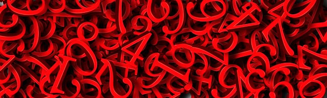 Free banner number digit illustration