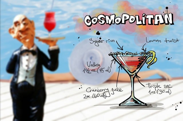 Kosmopolitisk, Cocktail, Drikke, Drift