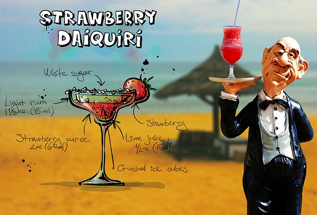 Strawberry Daiquiri, Cocktail, Getränk