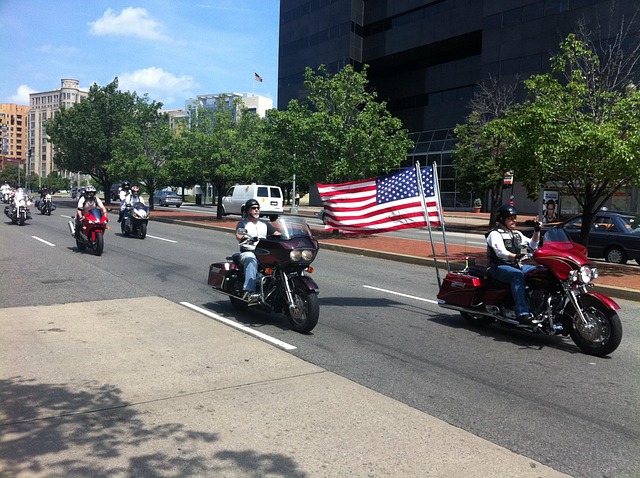 Free Motorcycle Flag photo and picture