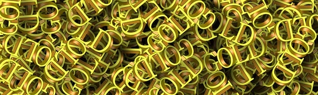 Free gold wealth banner illustration