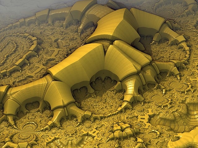 Free fractal organic render illustration